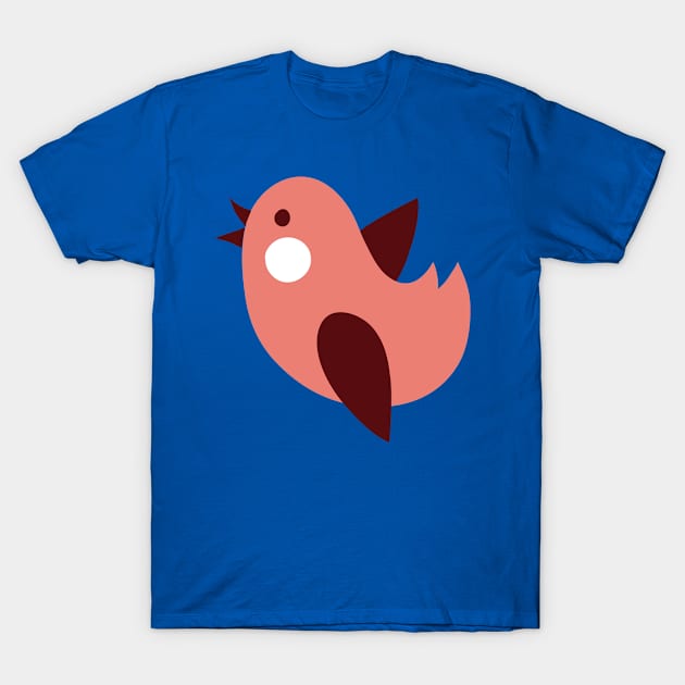 Bird Flight Flying Red Birdart T-Shirt by Olegpavlovmmo